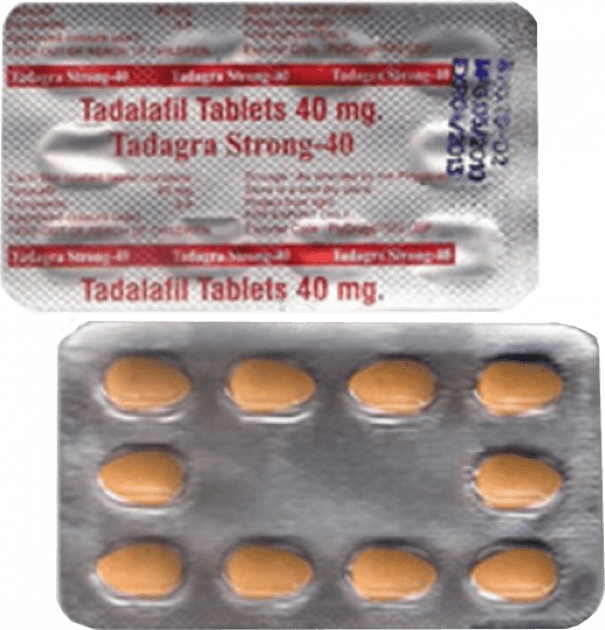 Tadagra 40 mg Tadalafil tablets Strong Cialis